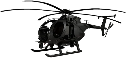 AH-6M minigun Littlebird vendor render from a versioned WARDOGS item record