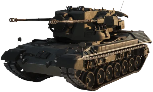 Flakpanzer Gepard vendor render from a versioned WARDOGS item record