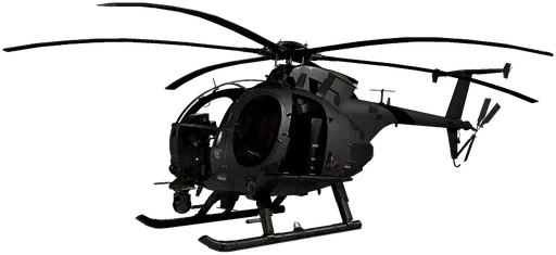 MH-6 Littlebird vendor render from a versioned WARDOGS item record