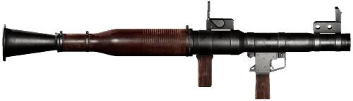 RPG-7 vendor render from a versioned WARDOGS item record